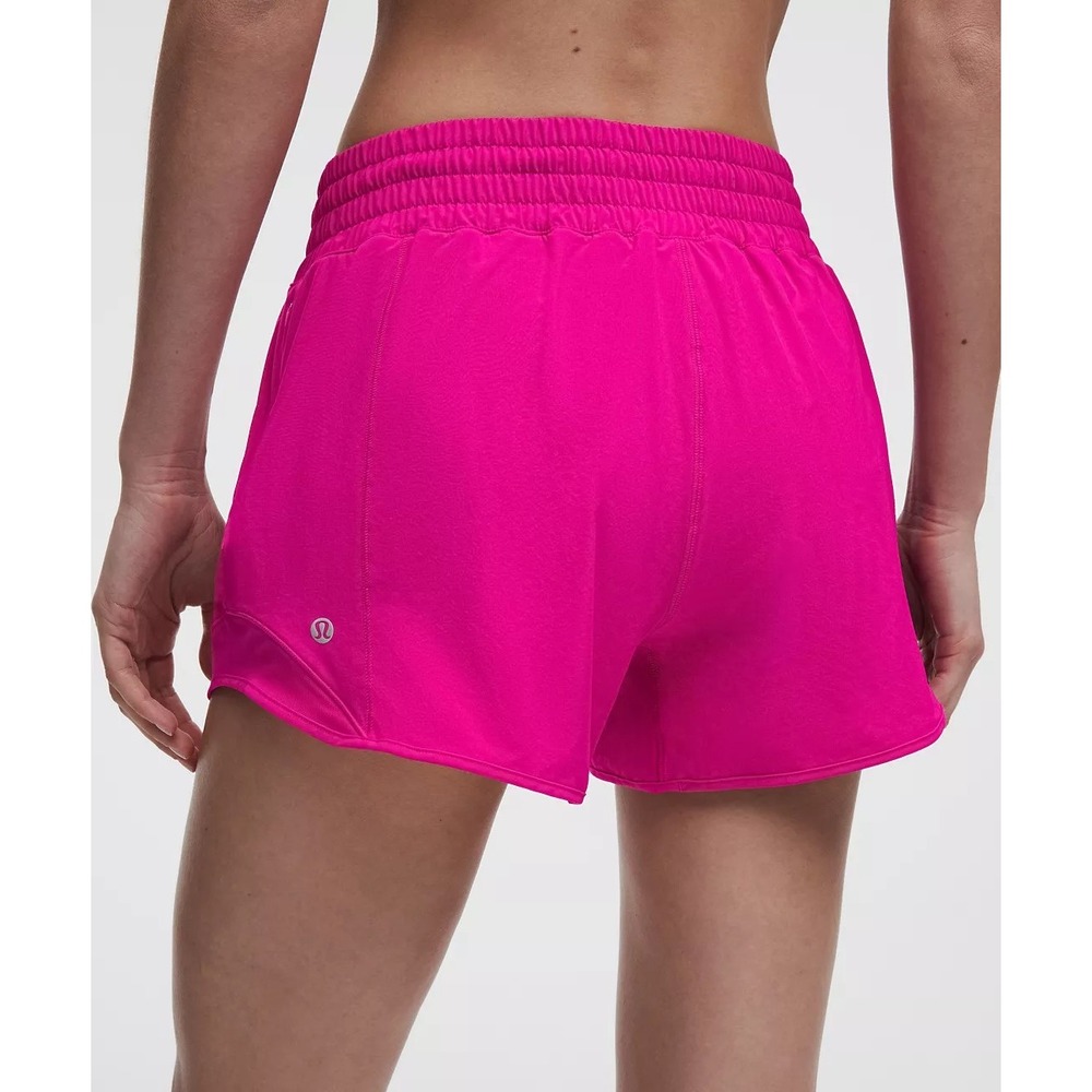 Lululemon Hotty Hot High Rise 4" in Pink Flare